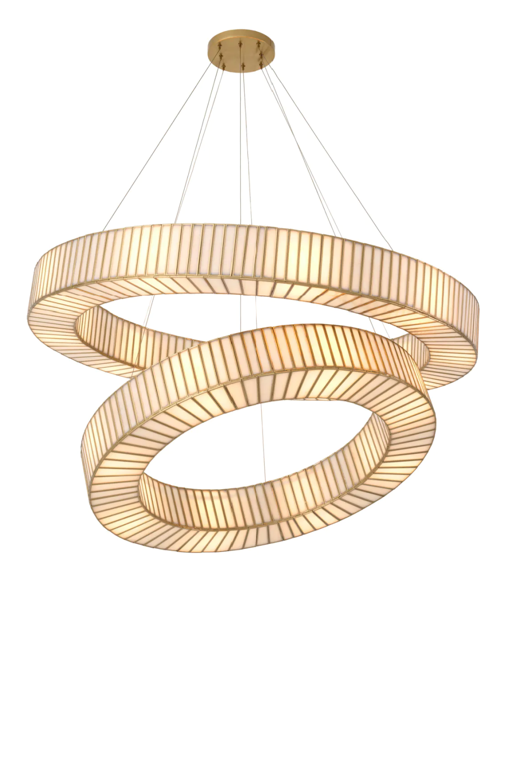 Circular Glass Panes Chandelier | Eichholtz Monari | Oroa.com