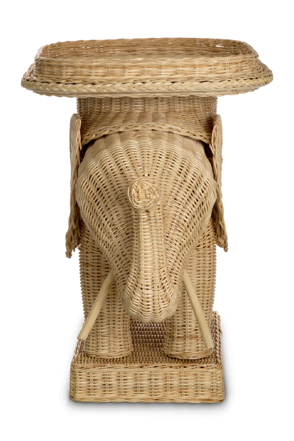 Rattan Sculptural Side Table | Eichholtz Elephant | Oroa.com