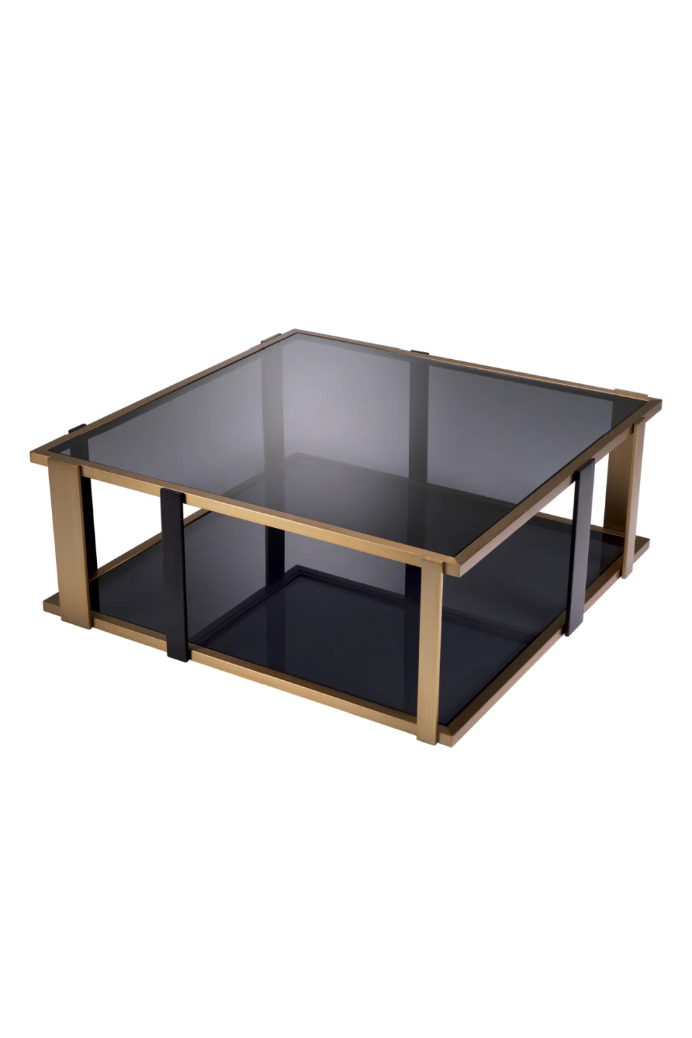 Square Black Glass Coffee Table | Eichholtz Clio | Oroa.com