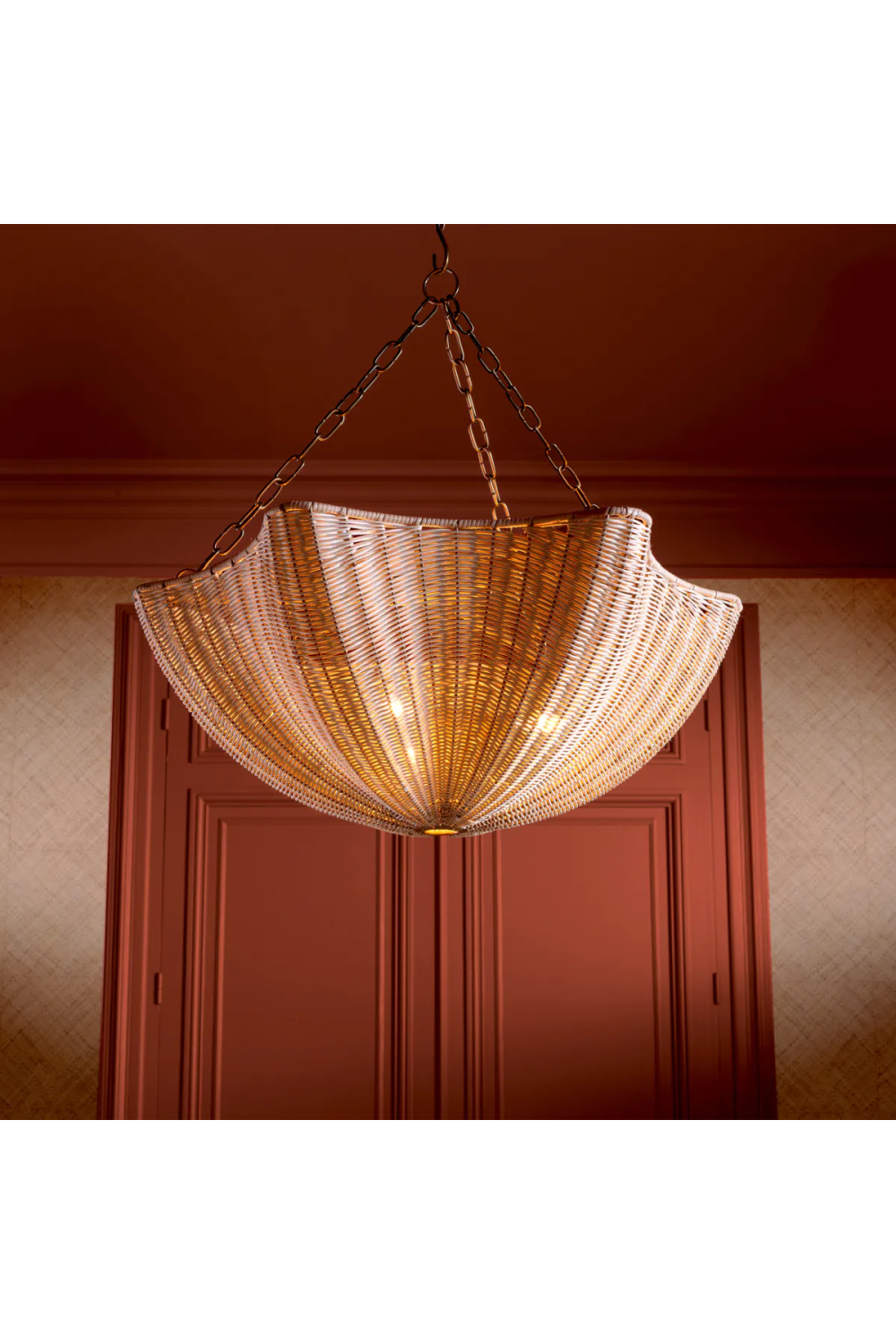 Natural Rattan Chandelier | Eichholtz Los Palmos | Oroa.com