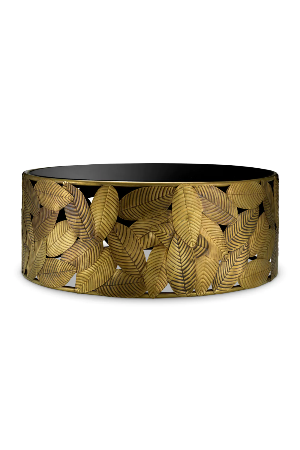 Black Beveled Glass Coffee Table | Eichholtz Botanico | Oroa.com