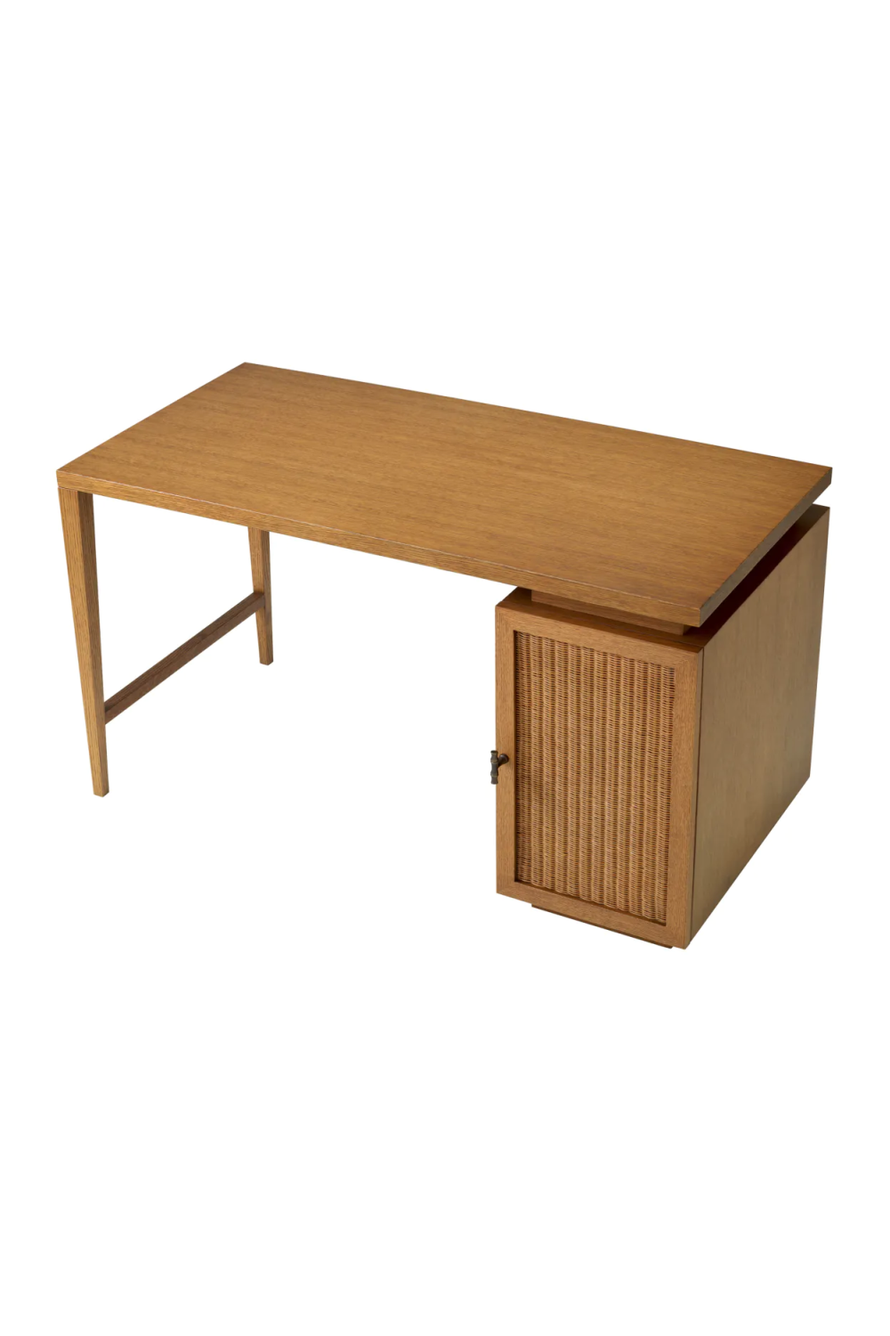 Rattan Door Wooden Desk | Eichholtz Borchard | Oroa.com