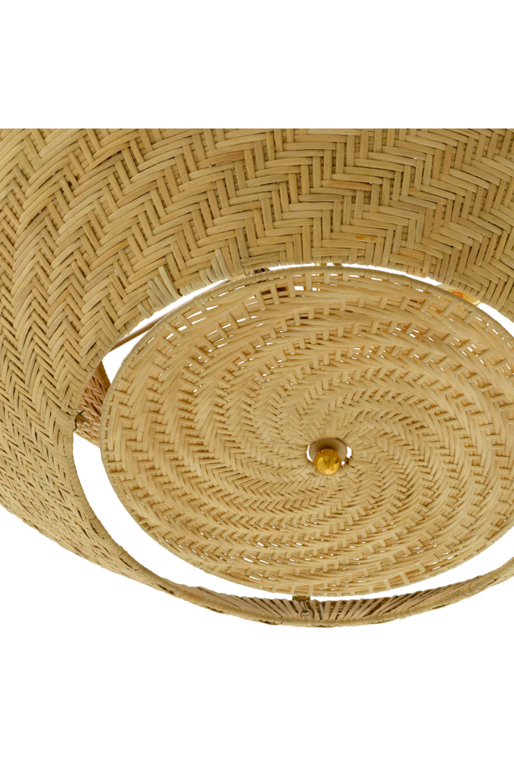 Dual-Layer Rattan Chandelier | Eichholtz Tavira | Oroa.com