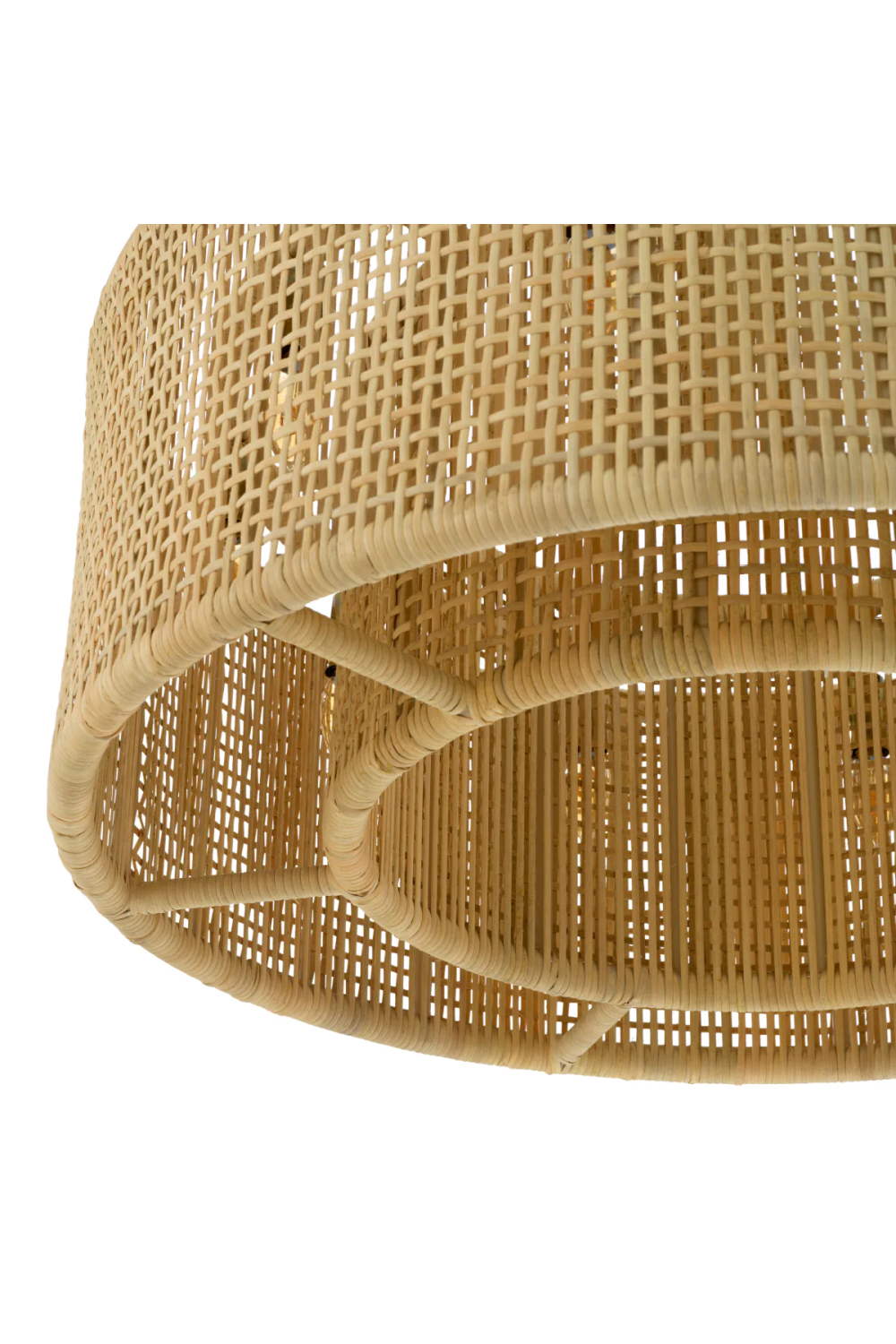 Woven Rattan Round Chandelier | Eichholtz Bernardi | Oroa.com