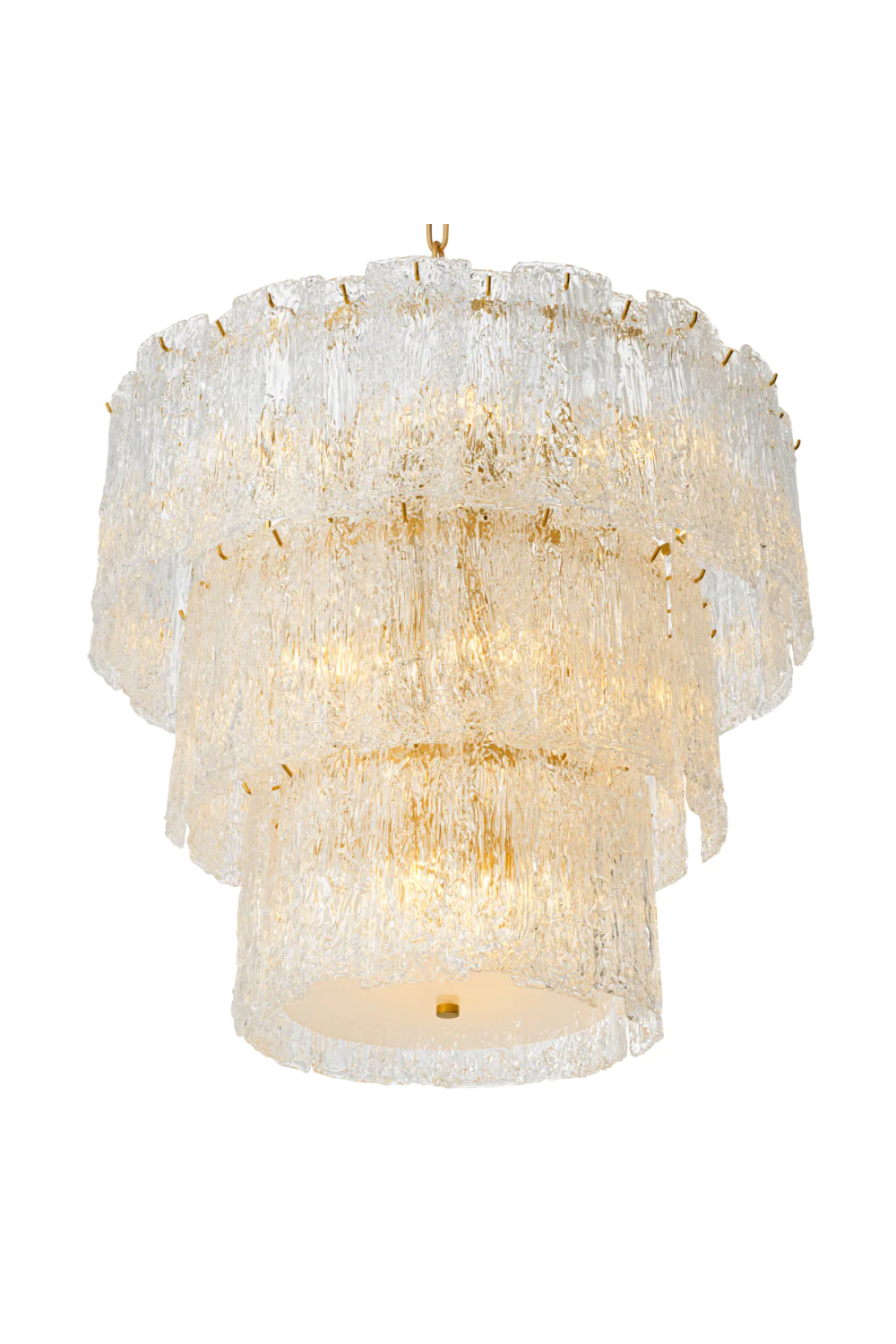 Glass Layered Chandelier | Eichholtz Almeria | Oroatrade.com