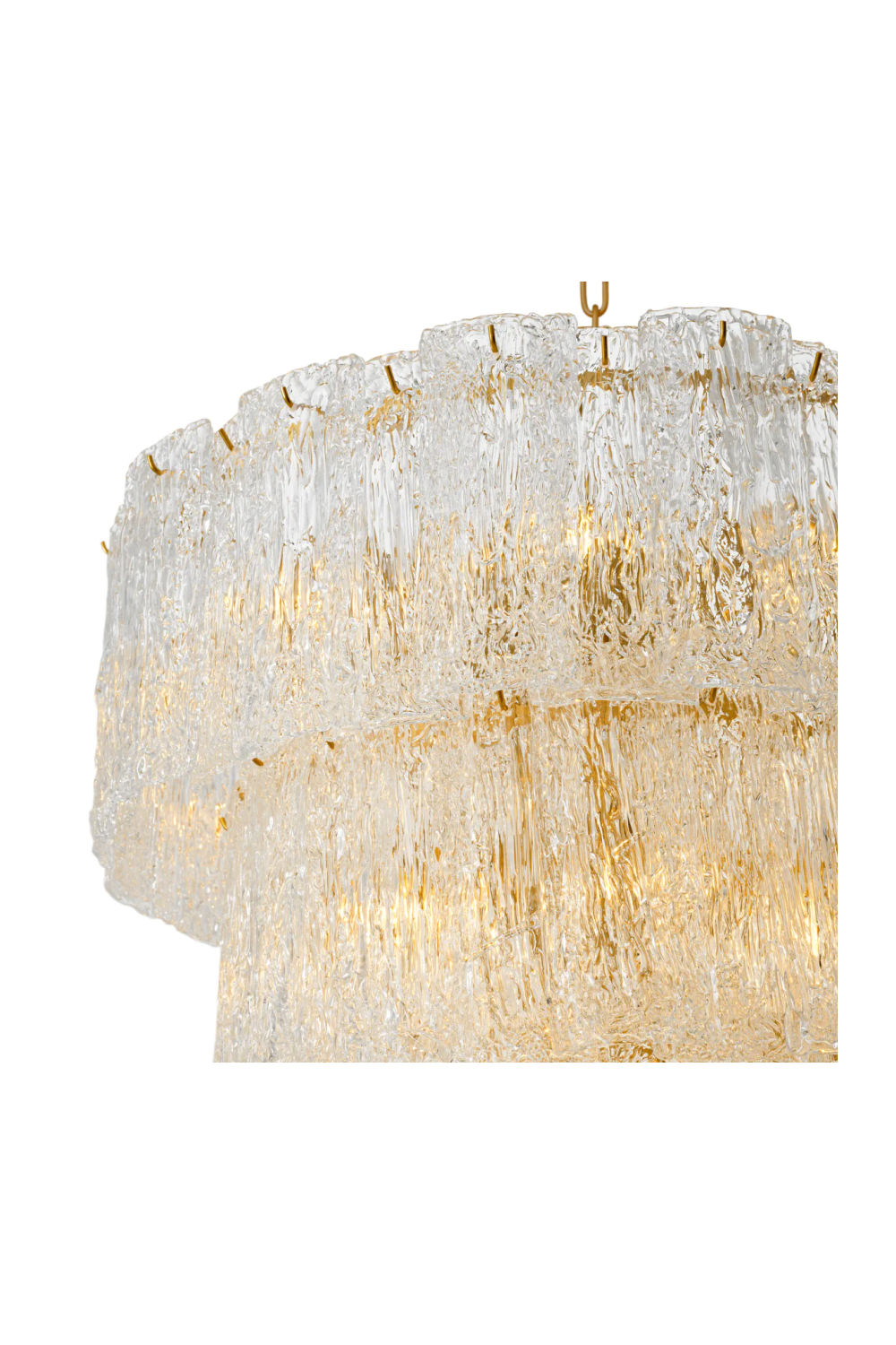Glass Layered Chandelier | Eichholtz Almeria | Oroatrade.com