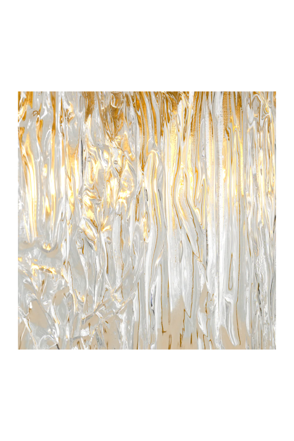 Glass Layered Chandelier | Eichholtz Almeria | Oroatrade.com