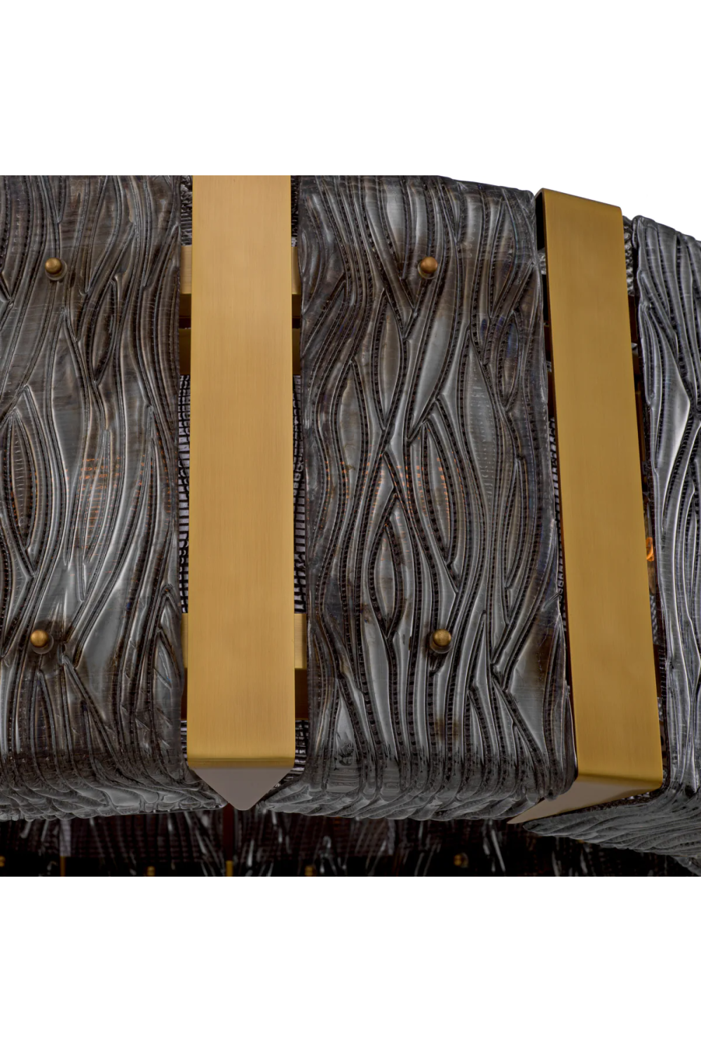 Textured Glass Panel Chandelier | Eichholtz Elysian | Oroa.com