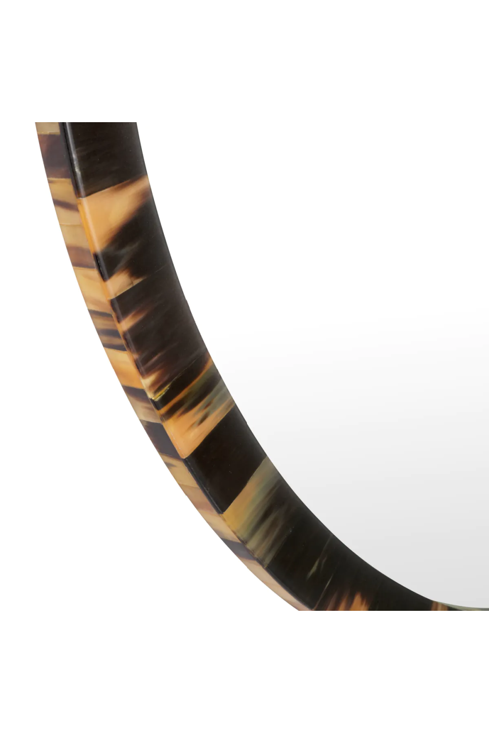 Natural Horn Oval Mirror XL | Eichholtz Saint Jerome | Oroa.com