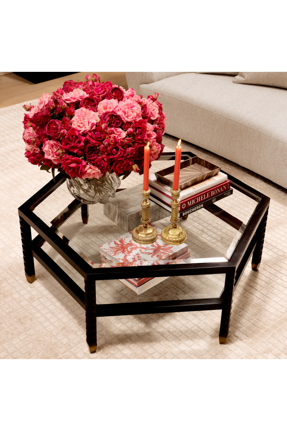 Brown Marquetry Desk Tray | Eichholtz Harvard | Oroa.com