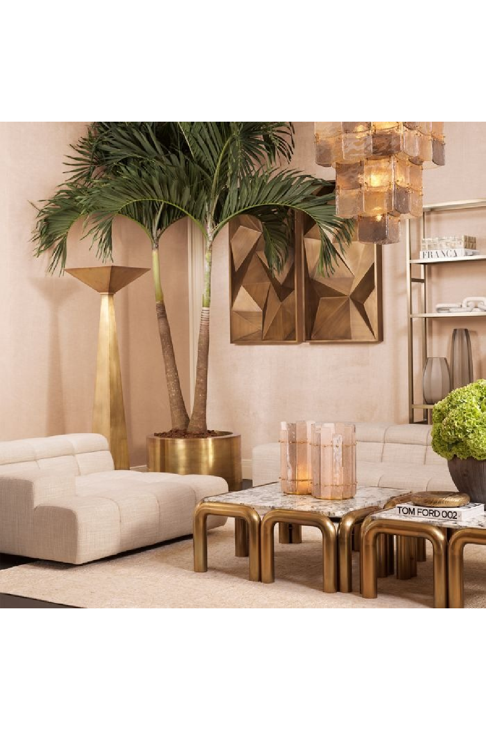 Vintage Brass Floor Lamp | Eichholtz Augustus | Oroa.com