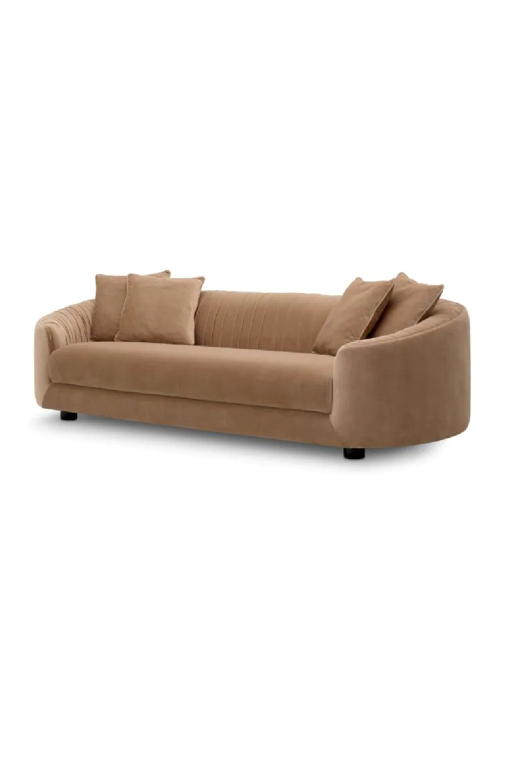 Brown Pleated Sofa | Eichholtz Jameson | Oroa.com