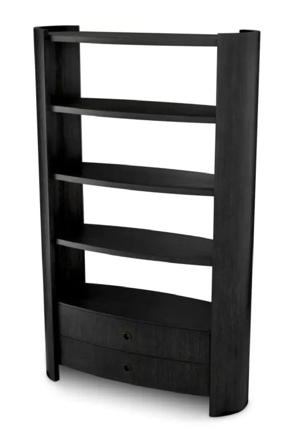Black Oak 2-Drawer Shelf Cabinet | Eichholtz Splendora | Oroa.com