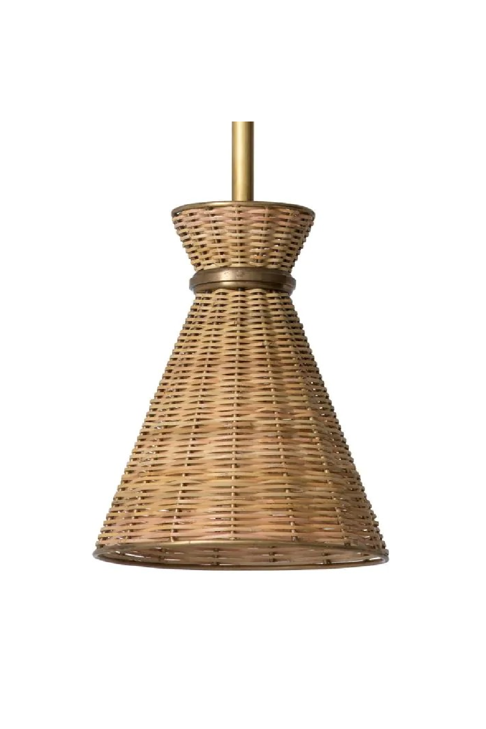 Conical Rattan Pendant Lamp | Eichholtz Kon Tiki | Oroa.com