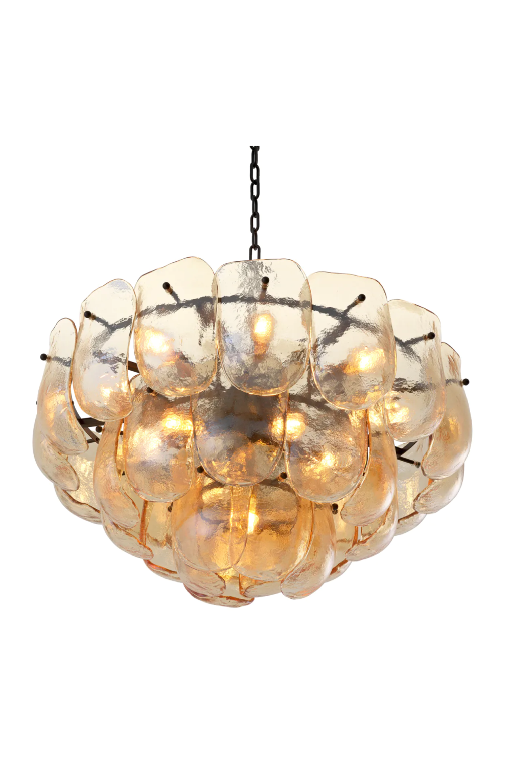 Glass Sheets Tiered Chandelier | Eichholtz Gustave | Oroa.com