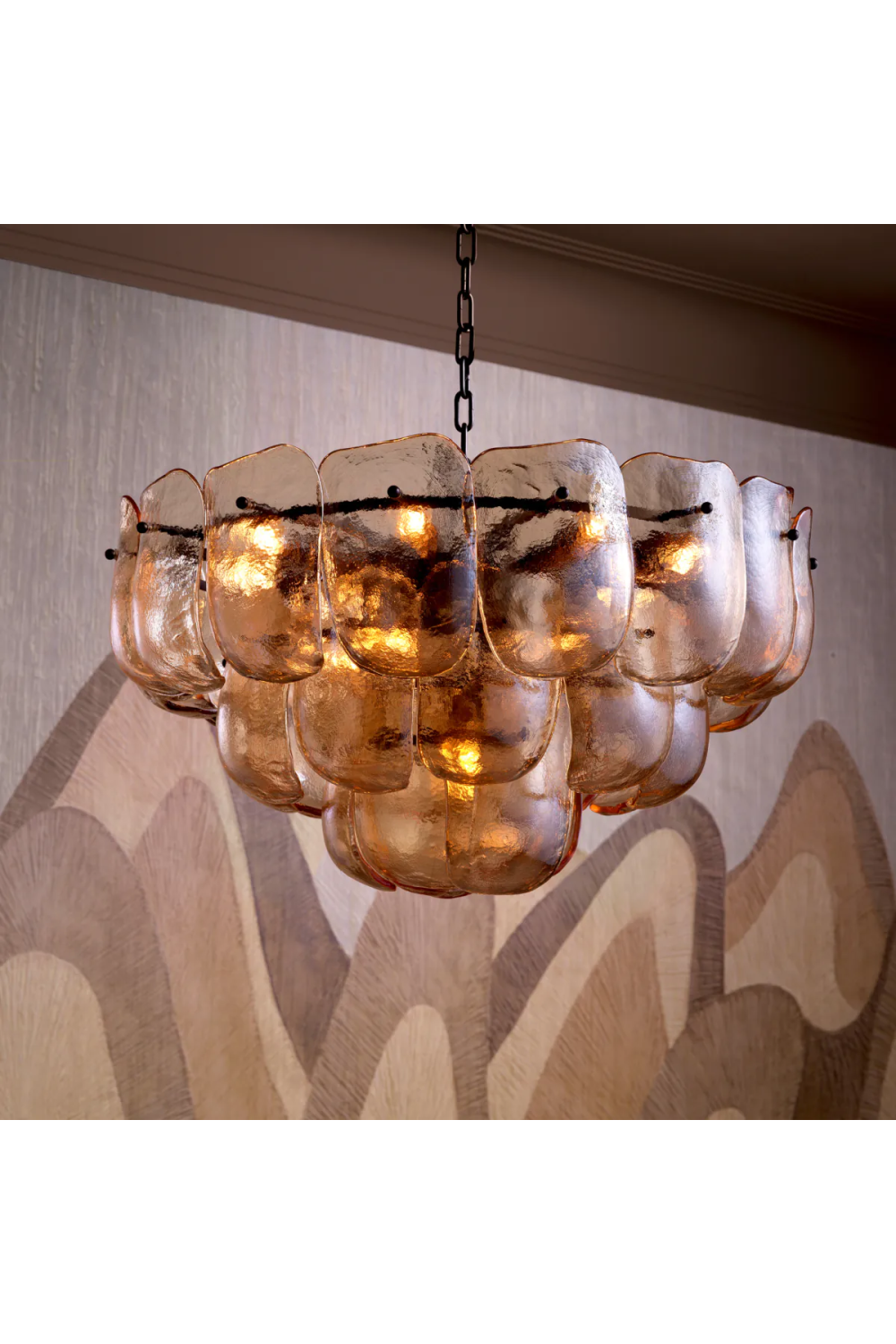 Glass Sheets Tiered Chandelier | Eichholtz Gustave | Oroa.com