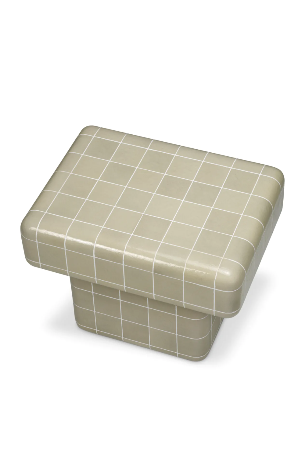 Gray Glazed Outdoor Side Table | Eichholtz Mateo | Oroa.com
