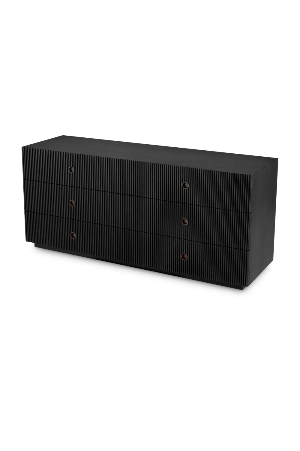 Ribbed Wood 6-Drawer Chest | Eichholtz Dimitrios | Oroa.com