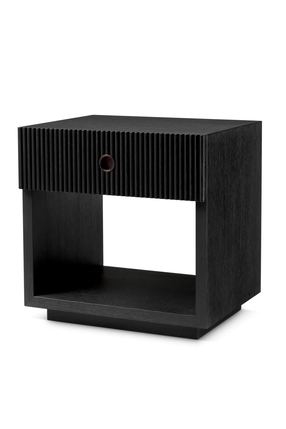 Ribbed Wood 1-Drawer Nightstand | Eichholtz Dimitrios | Oroa.com