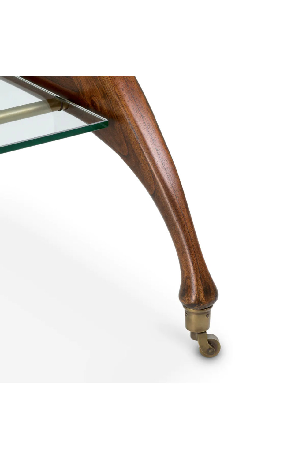 Brown Wooden Double Trolley | Eichholtz Manzo | Oroa.com