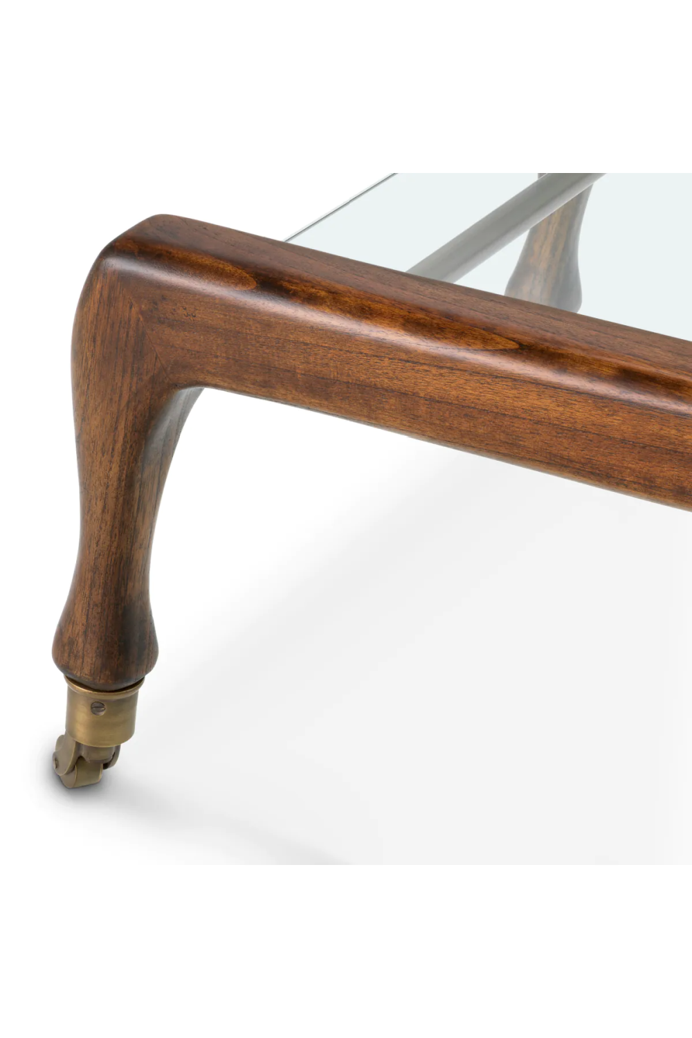 Brown Wooden Double Trolley | Eichholtz Manzo | Oroa.com