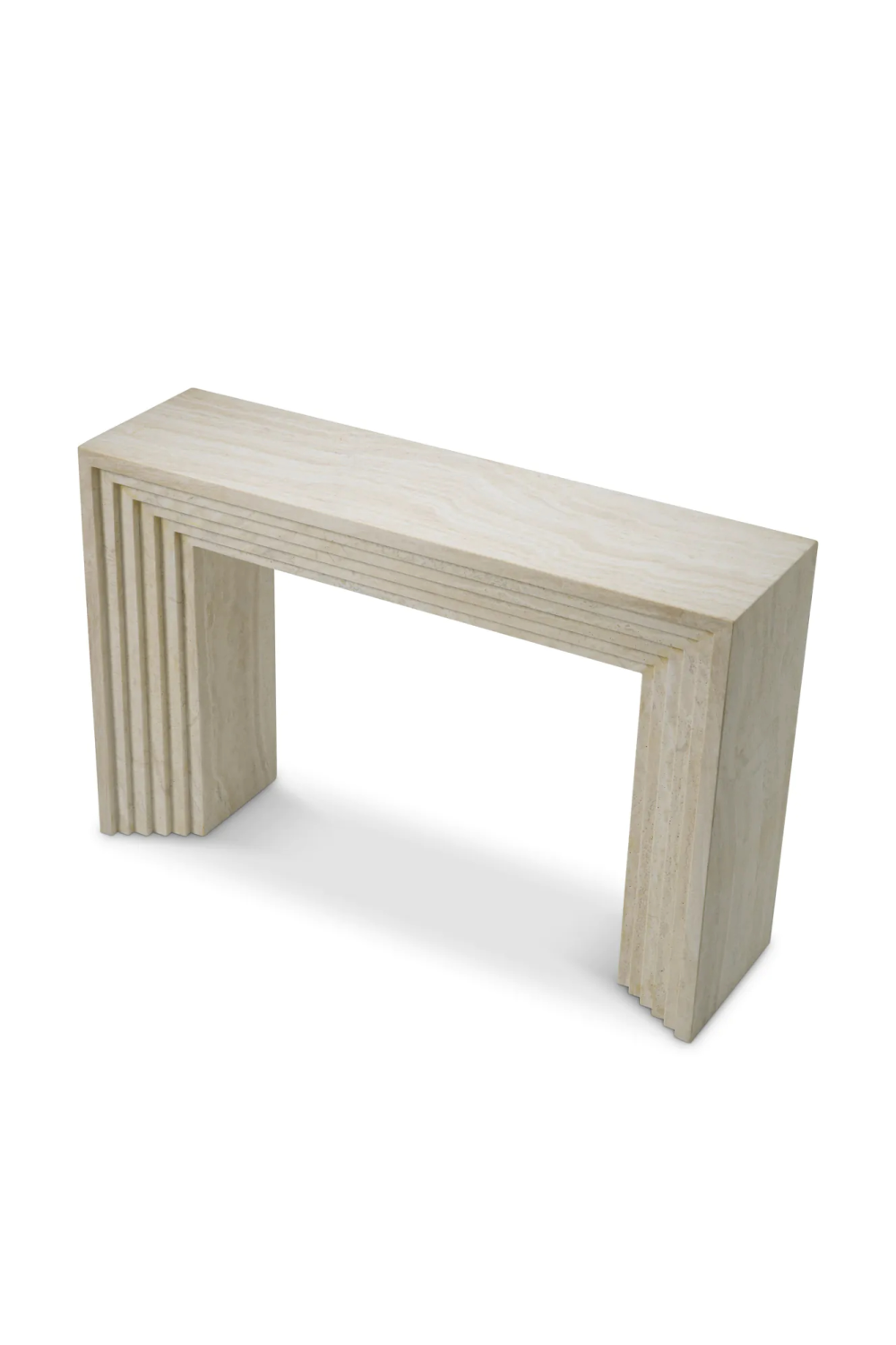 Tiered Travertine Console Table | Eichholtz Tarrington | Oroa.com