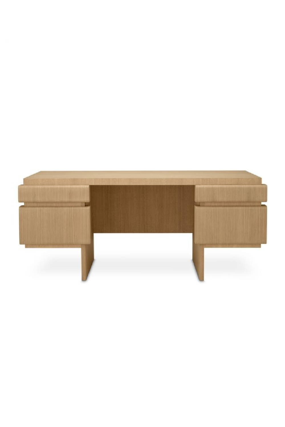 Natural Oak 4-Drawer Desk | Eichholtz Colston | Oroa.com