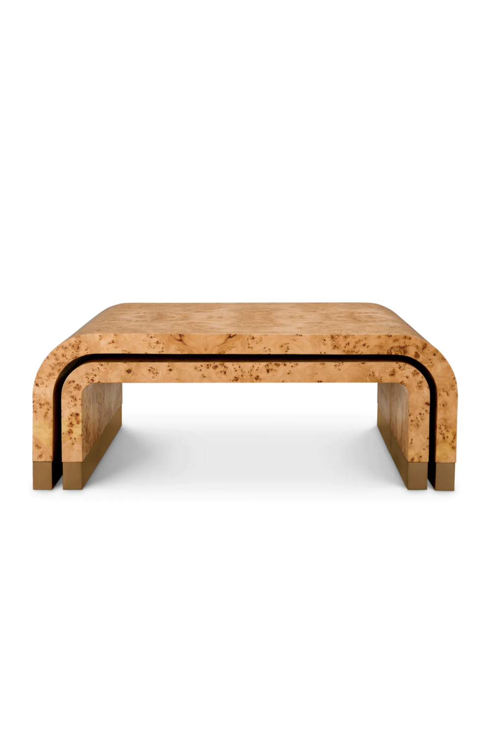 Mappa Burl Coffee Table Set (3) | Eichholtz Quinton | Oroa.com