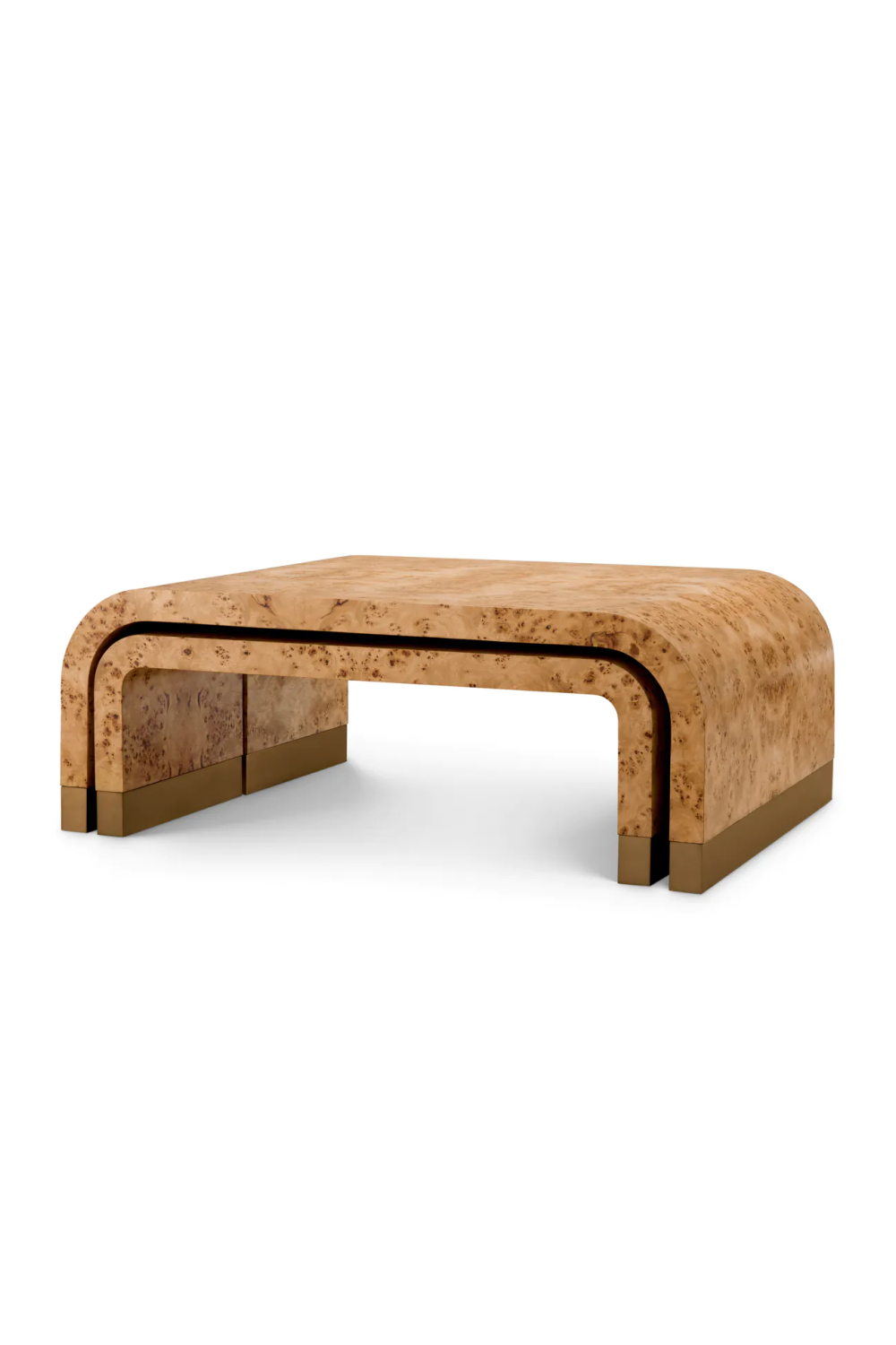 Mappa Burl Coffee Table Set (3) | Eichholtz Quinton | Oroa.com