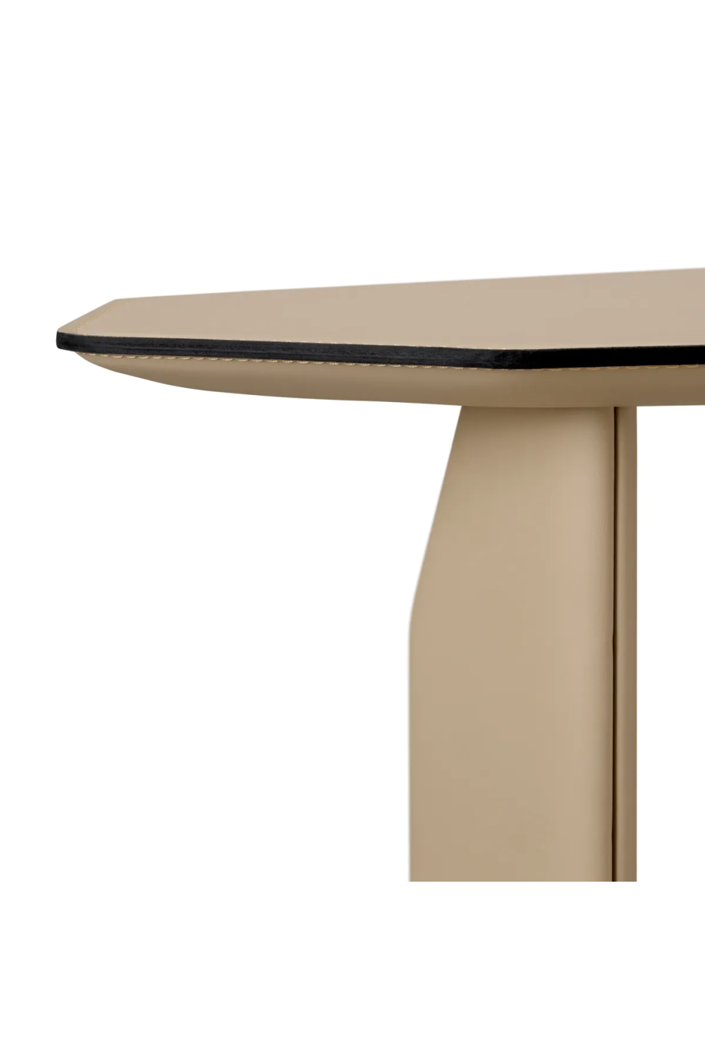 Light Brown Leather Side Table | Eichholtz Maurizio | Oroa.com