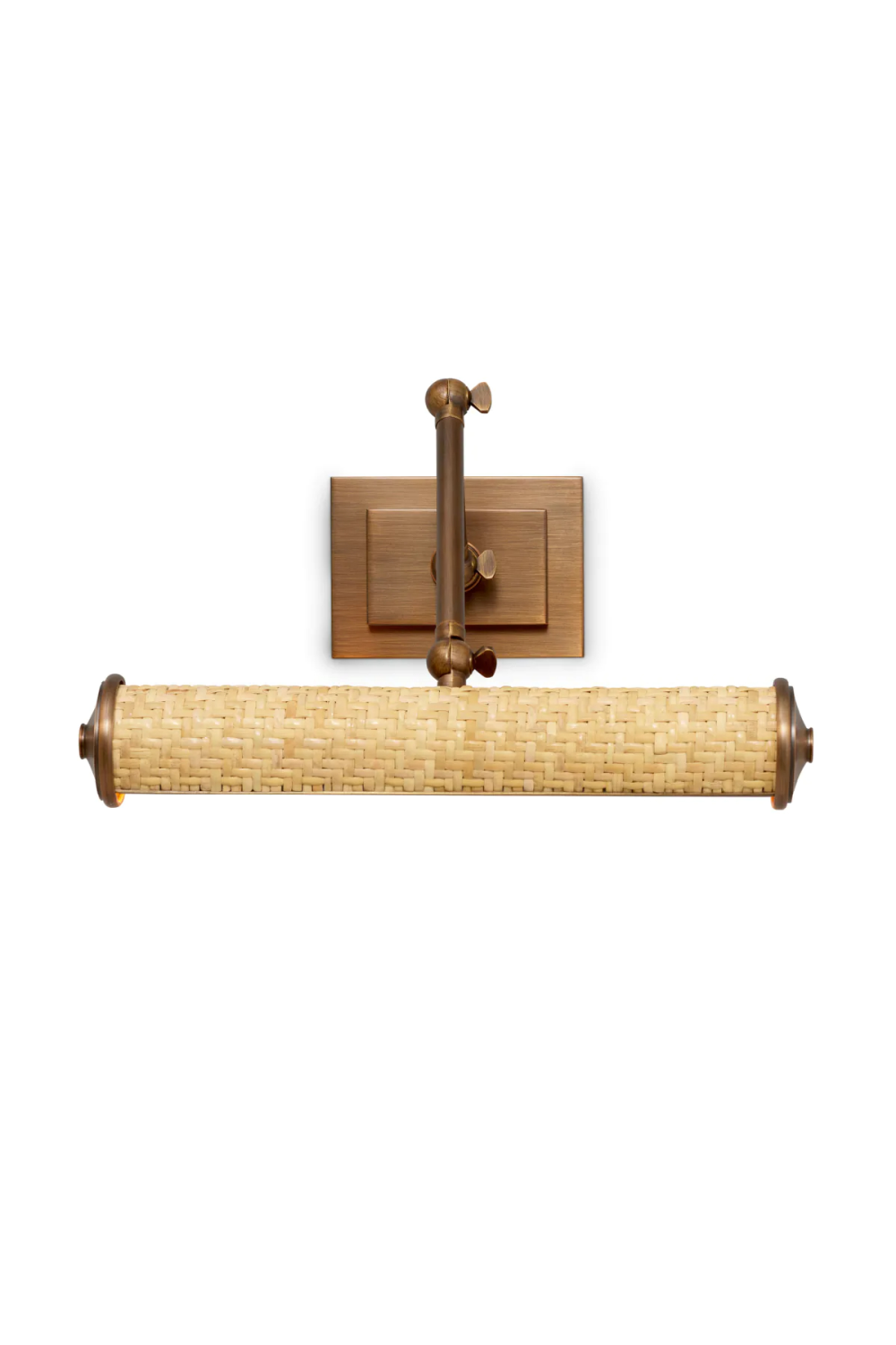 Antique Brass Rattan Wall Lamp S | Eichholtz Luca | Oroa.com