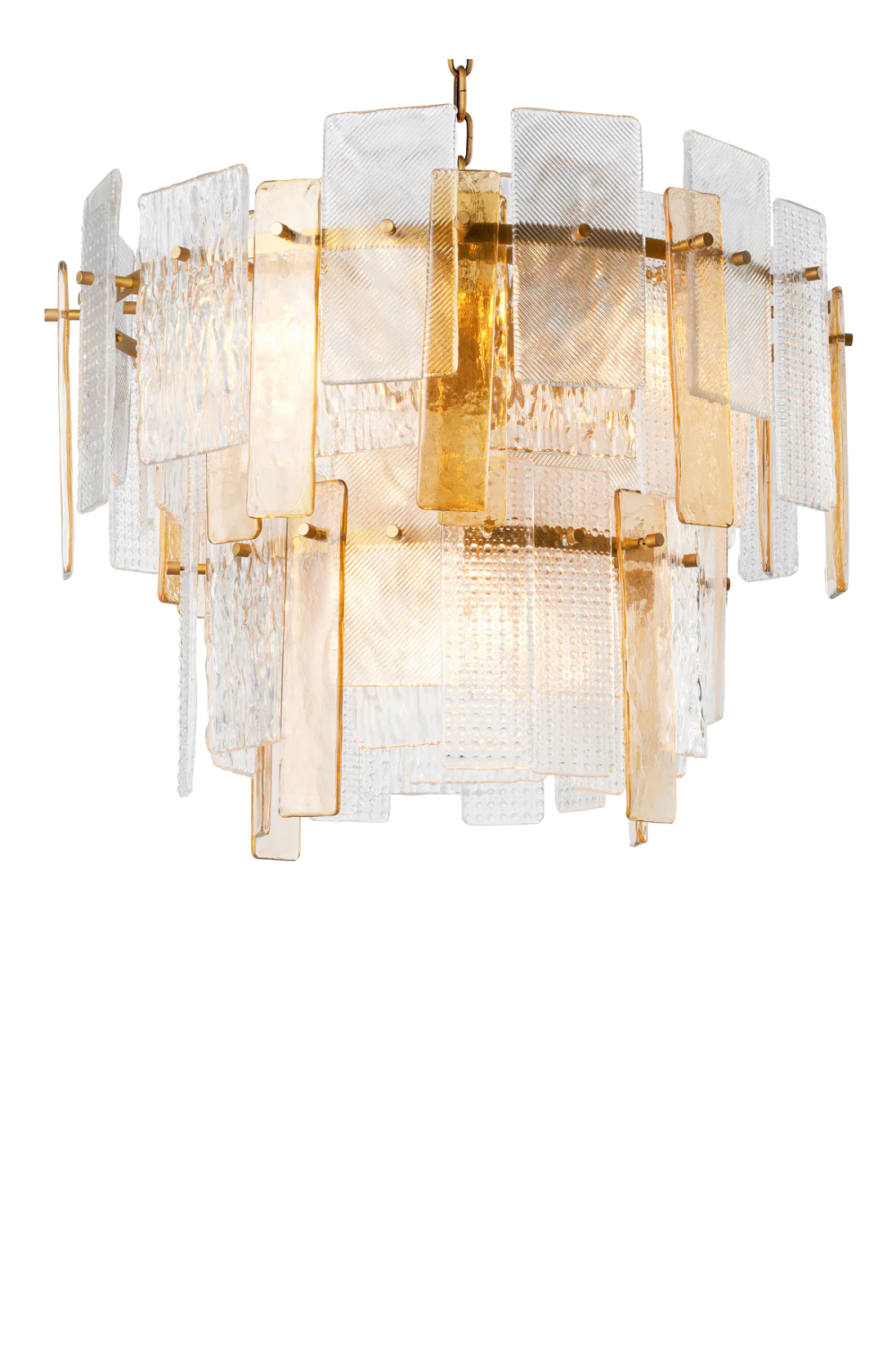Textured Glass Chandelier | Eichholtz Cassiano | Oroa.com