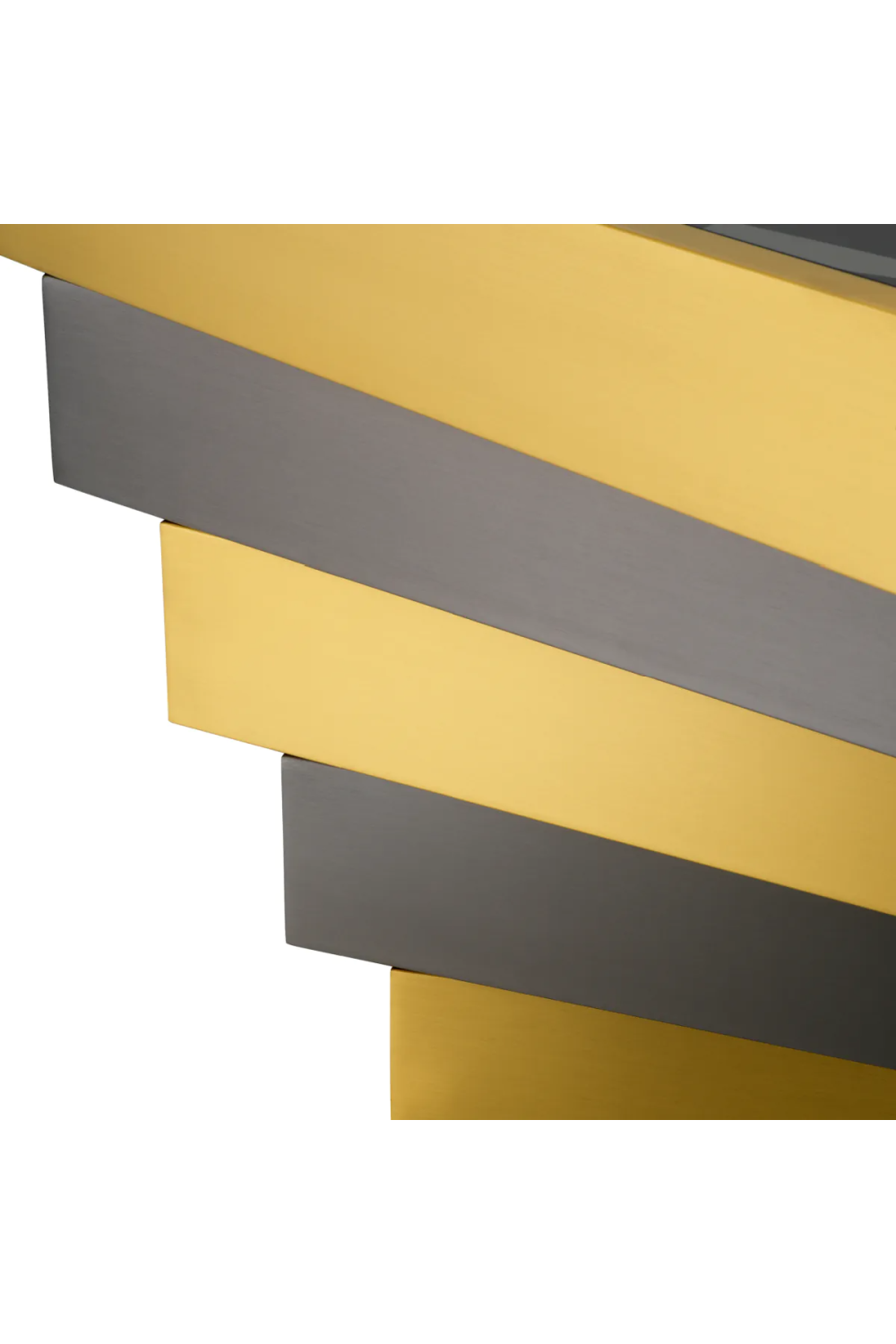 Smoked Glass Tiered Side Table | Eichholtz Zamora | Oroa.com