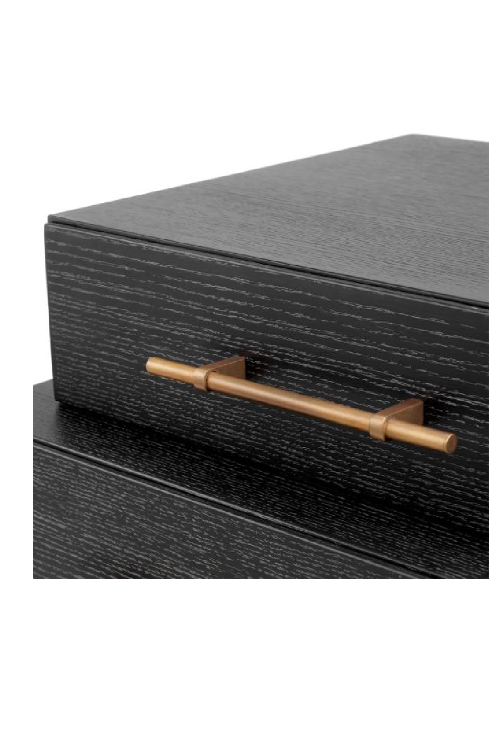 Black Oak 3-Drawer Nightstand | Eichholtz Evendale | Oroa.com