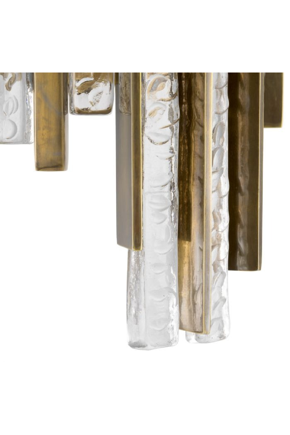 Patterned Glass Panels Wall Lamp | Eichholtz Leonora | Oroa.com