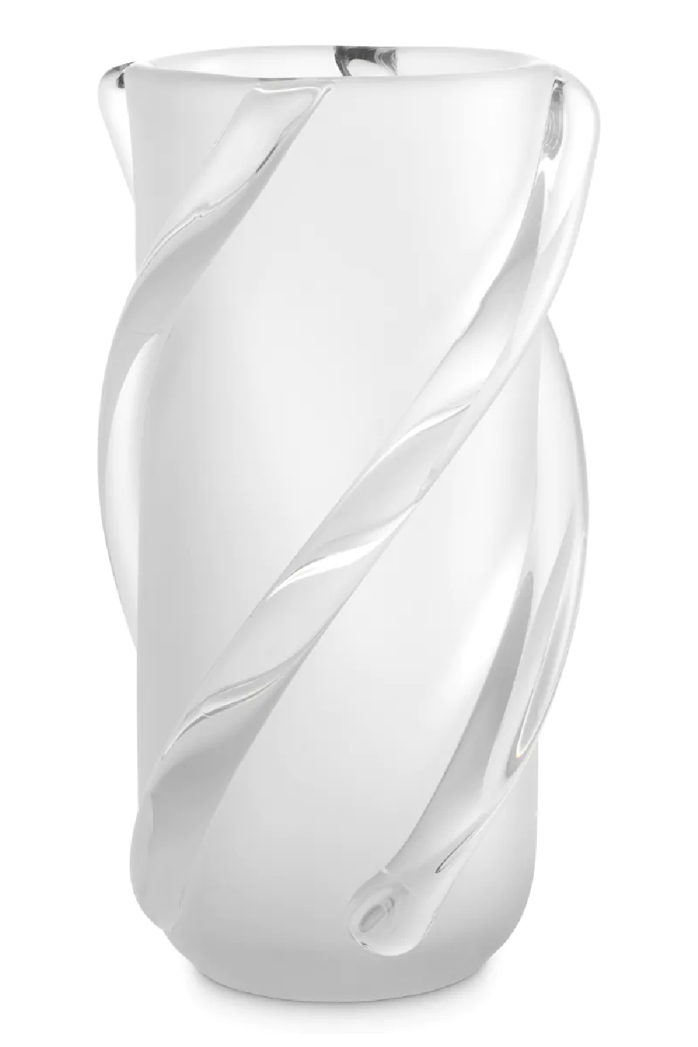 Frosted White Glass Vase | Eichholtz Celestino | Oroa.com