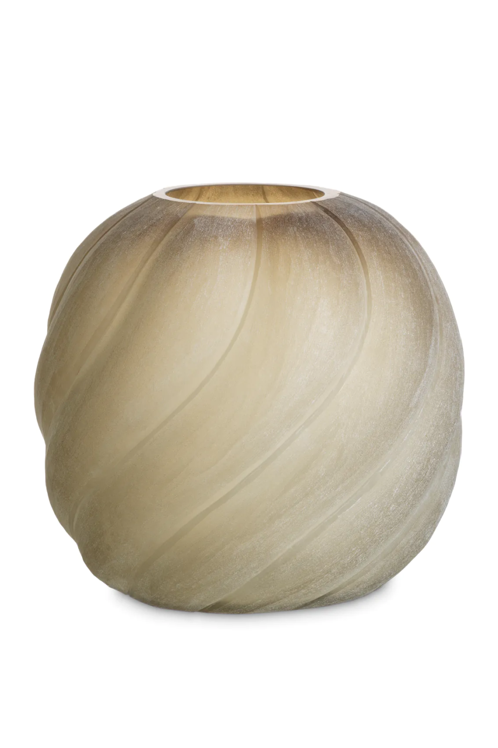 Frosted Light Brown Vase | Eichholtz Sicilia | Oroa.com