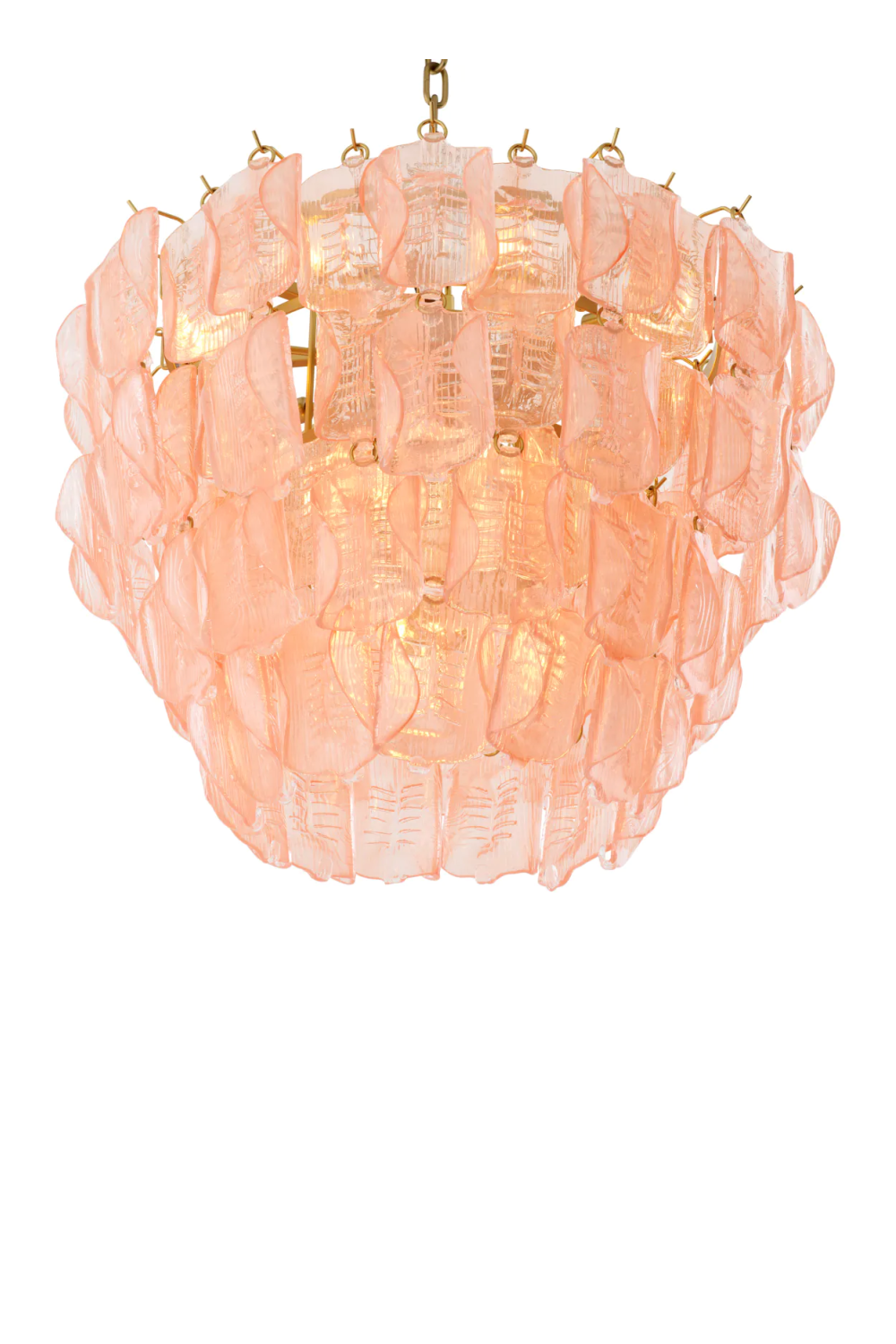 Tiered Handmade Glass Chandelier | Eichholtz Solange | Oroa.com