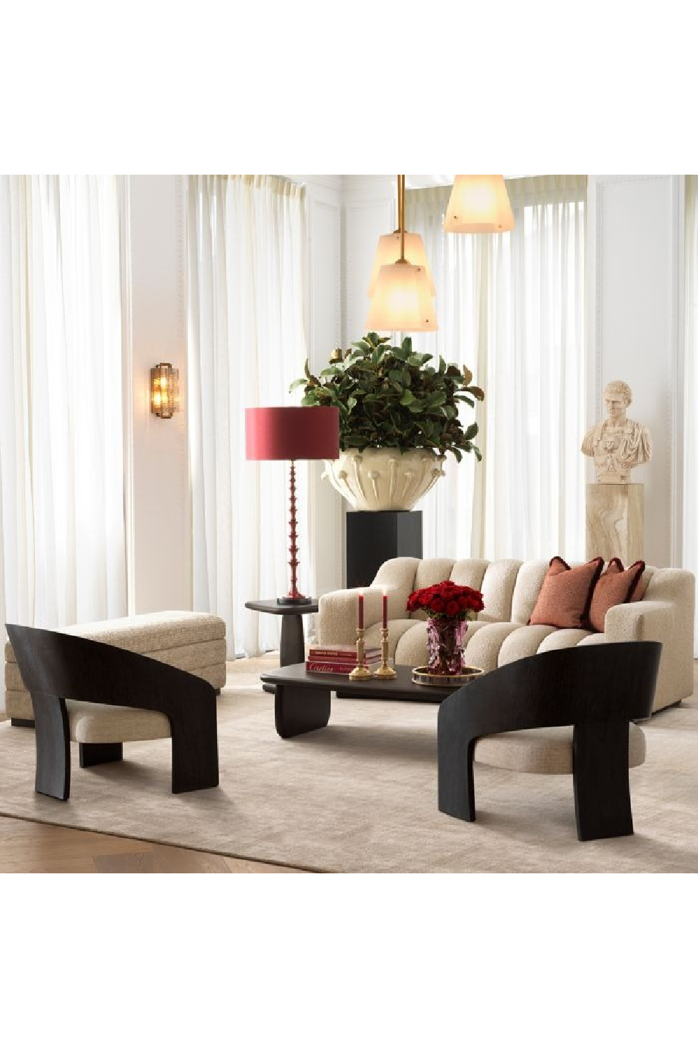 Linen-Mix Shade Table Lamp | Eichholtz Arabella | Oroa.com