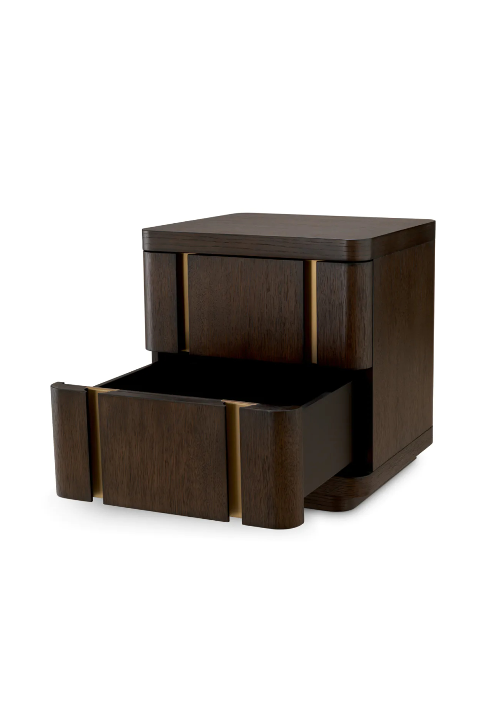 Brown Oak 2-Drawer Nightstand S | Eichholtz Modesto | Oroa.com