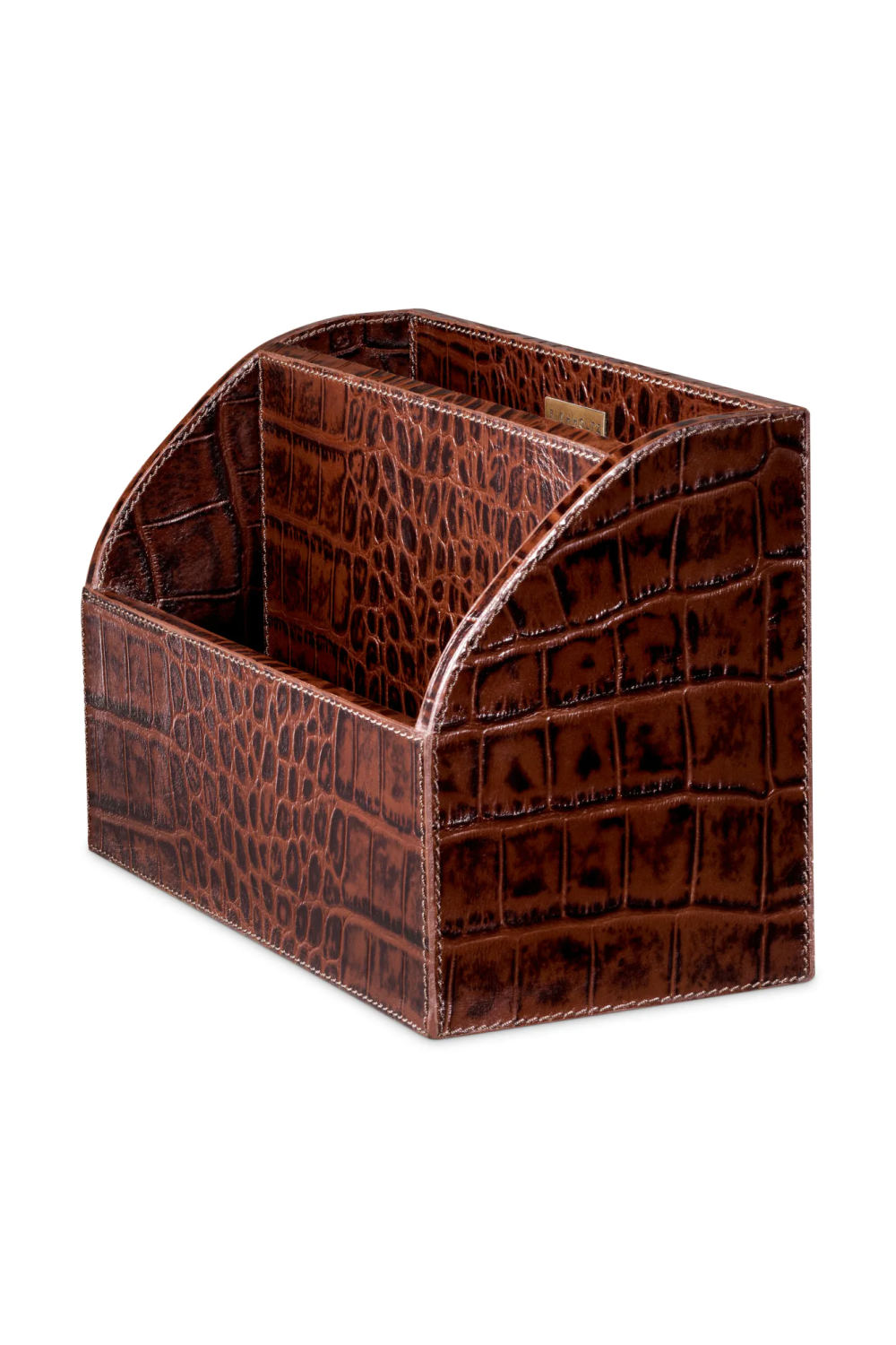Croco Embossed Leather Desk Organizers (3) | Eichholtz Scaleo | Oroa.com