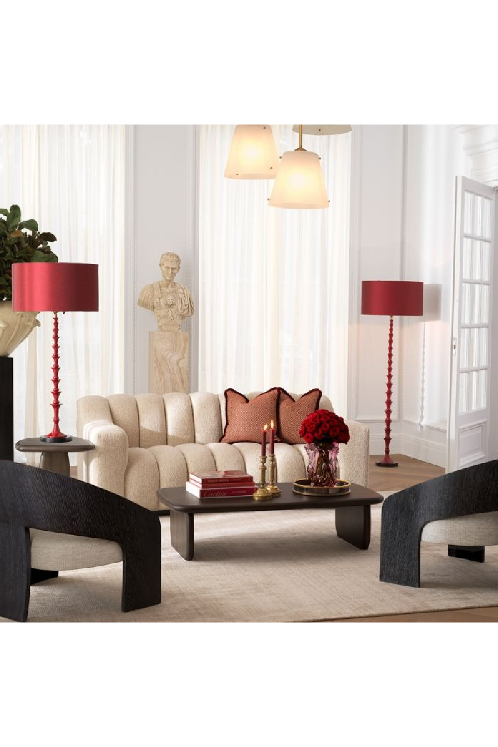 Linen Shade Floor Lamp | Eichholtz Arabella | Oroa.com