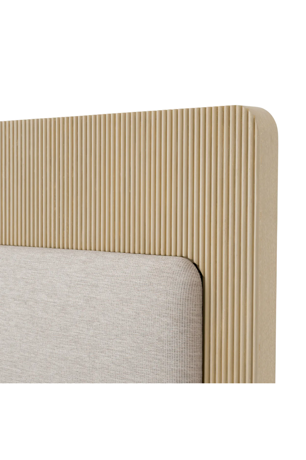 Ribbed Oak King Bed | Eichholtz Dimitrios | Oroa.com