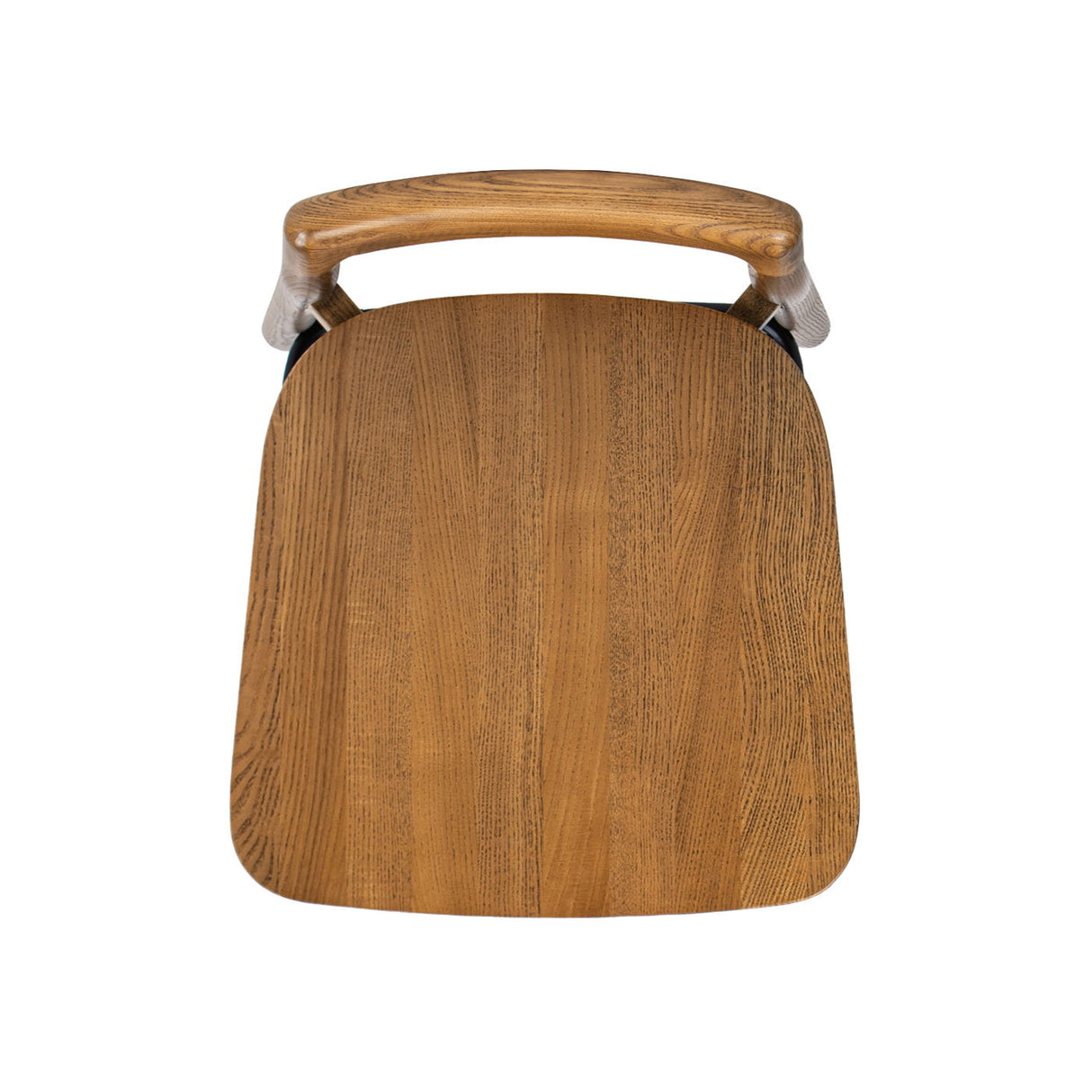 Minimalist Low Back Walnut Counter Stool - OROA
