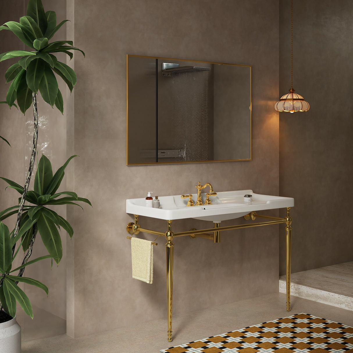 Wall Mounted Bathroom Console Sink - OROA