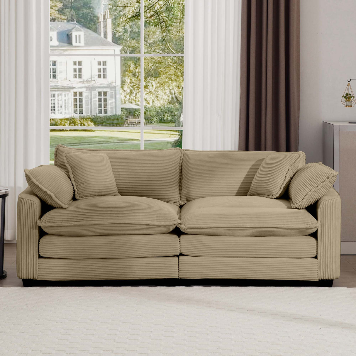 Modern 2 Seater Loveseat - Comfort