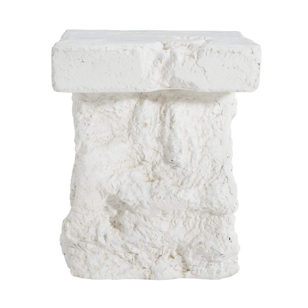Minimalist Patio Side table White - OROA