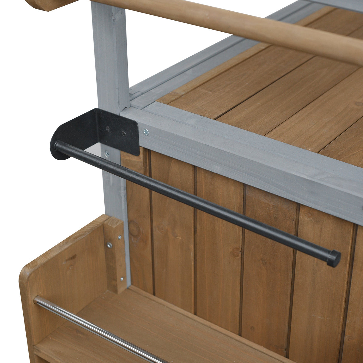 Foldable Outdoor Kitchen Island Cart - Cathy