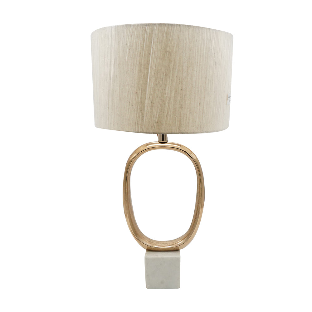 Oval Shape Metal Table Lamp - OROA