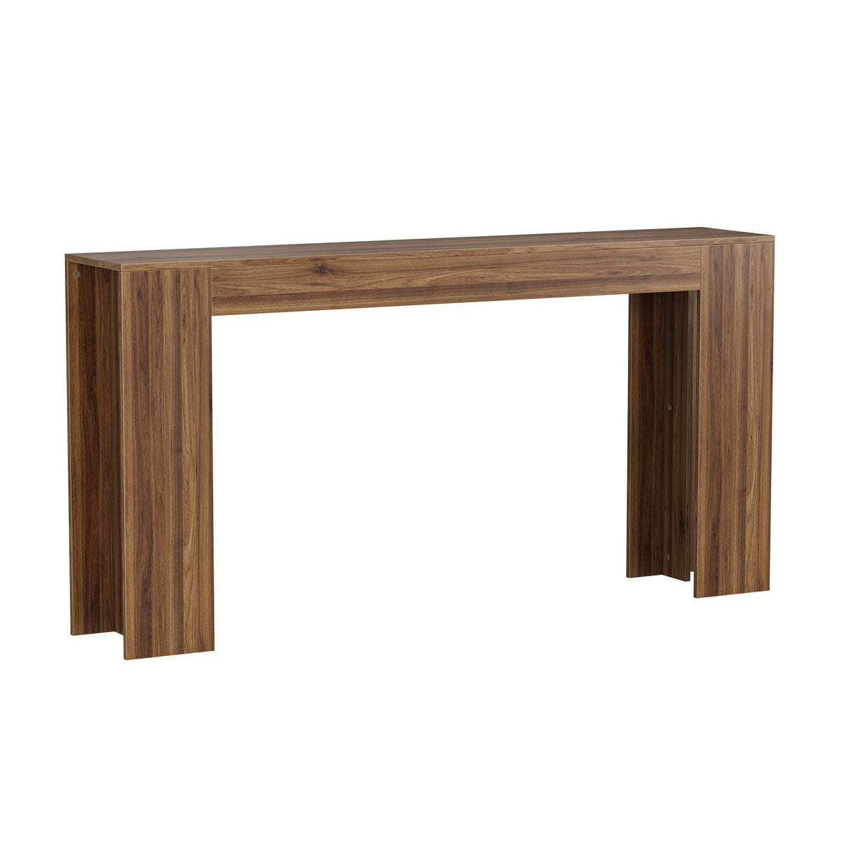 Farmhouse Walnut Console Table - OROA
